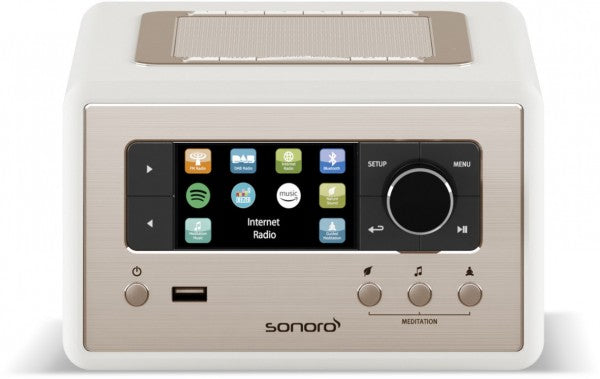 Sonoro Elite mit Internetradio, DAB+, Weckerfunktion, WIFI, CD-Player und Bluetooth