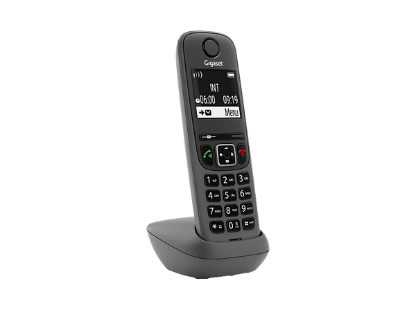 Gigaset AE690HX – DECT-Zusatzmobilteil mit Ladeschale, Anthrazit