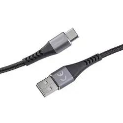 Intenso A315C – USB-A auf USB-C Lade- und Datenkabel, 1,5 m, Schwarz