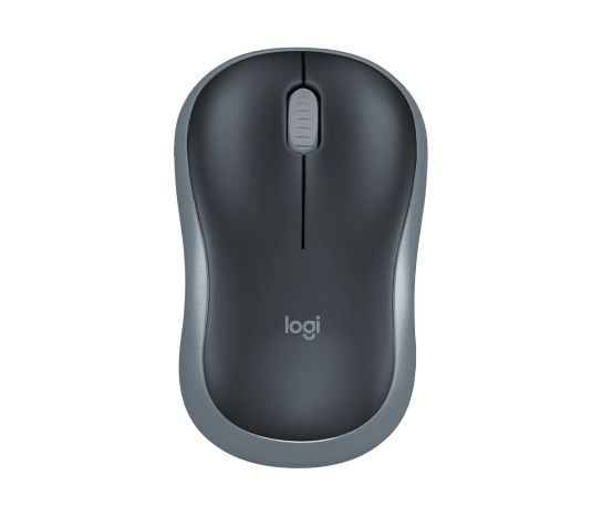 Logitech M185 – kabellose Maus mit USB-Empfänger, Grau