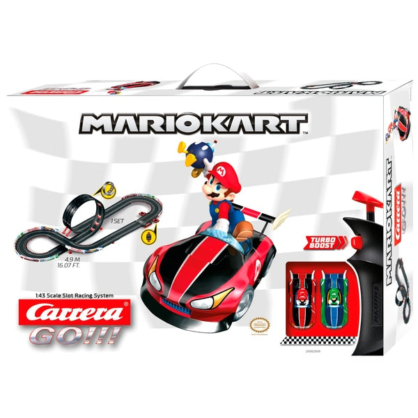 Carrera GO Nintendo Mario Kart – Autorennbahn mit Mario und Luigi