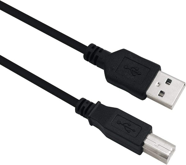 Anschlusskabel, USB 2.0 A Stecker/B Stecker, 1,0m, schwarz