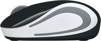 Logitech M187 Ultramobile Kabellose Maus, 2.4 GHz Verbindung via Nano-USB-Empfänger, 1000 DPI Sensor, Kompaktes Design, 3 Tasten, PC/Mac - Schwarz