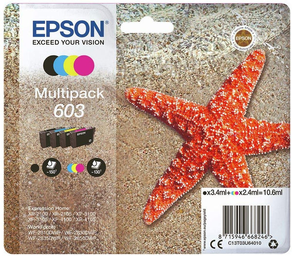Epson Original 603 Tinte Seestern Kombi Pack – Druckerpatrone