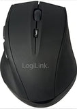 LogiLink ID0032A Lasermaus 5 Tasten, 1600dpi und Stromsparmodus schwarz