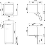 Smeg FAB28RWH3 Kühlschrank