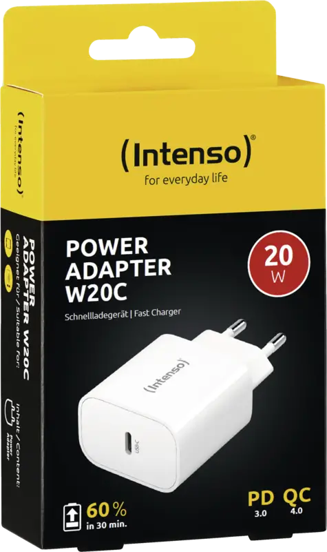 Intenso W20C Ladeadapter weiß, 5 Watt