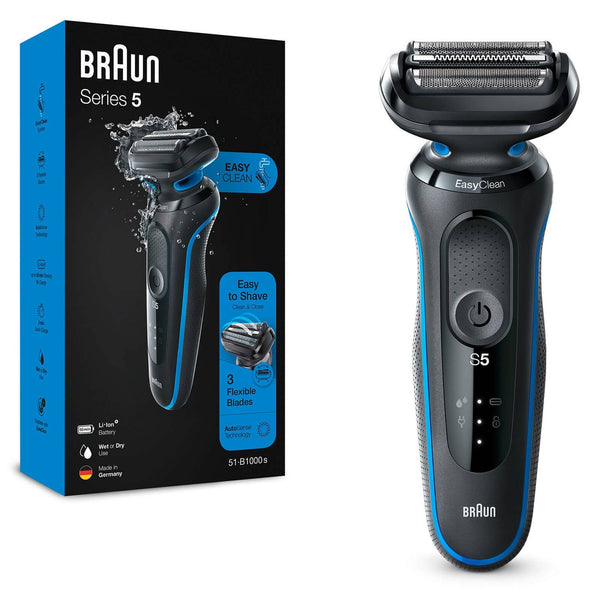 Braun Rasierer 51-B1200s Series 5 Schwarz-Blau