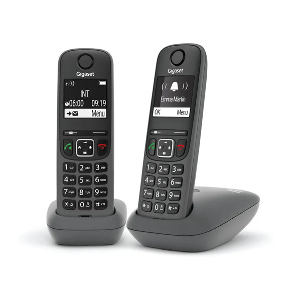 Gigaset AE690 Duo Anthrazit Schnurloses Telefon