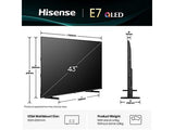 Hisense 43E77Q smart TV           Qled