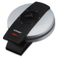 Cloer 1629 Waffeleisen für klassische Herzwaffeln, 930 W, Waffelgröße 15,5 cm, stufenlos wählbarer Bräunungsgrad, schwarz