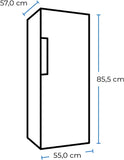 EXQUISIT KS16-V-040E Tischkühlschrank weiss