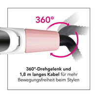 MAXXMEE
Haarstyler Lockenstab Glätteisen
Locken & Glätten, 150-230°C, Kaltspitze zum Anfassen