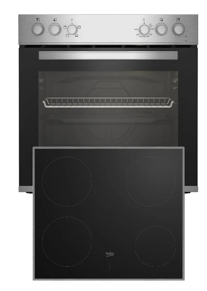 beko Herdset BBuc12020 x    Feld und Ofen Heissluft Edelstahl.