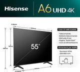 Hisense 55A6N (55 Zoll) 4K UHD Smart TV