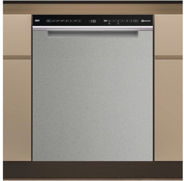 Bauknecht Geschirrspüler 60 cm Edelstahl - BKSV 1FBM        Stand oder Unterbau