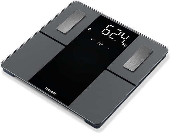 Beurer BF 500 Super Black Edition – Bluetooth-Körperanalysewaage, bis 180 kg