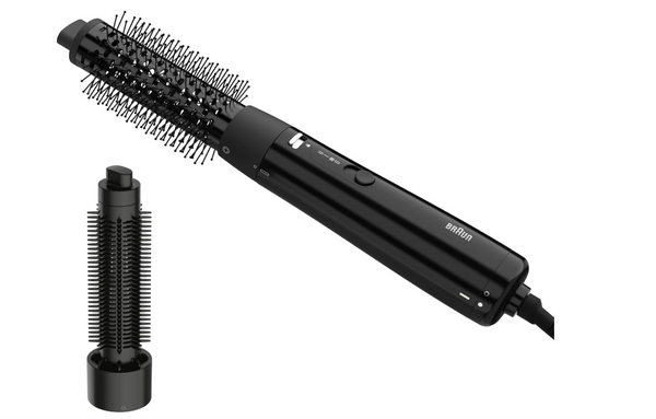 Braun AS1.5 – Airstyler mit zwei Bürstenaufsätzen, 300 W, Schwarz