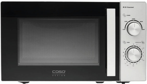 CASO M20 Gourmet – Mikrowelle, Polarsilber