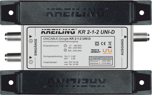 Kreiling KR 2-1-2 UNI-D – Unicable-Multischalter