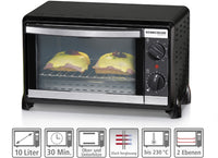 Rommelsbacher BG 950 Mini-Backofen schwarz