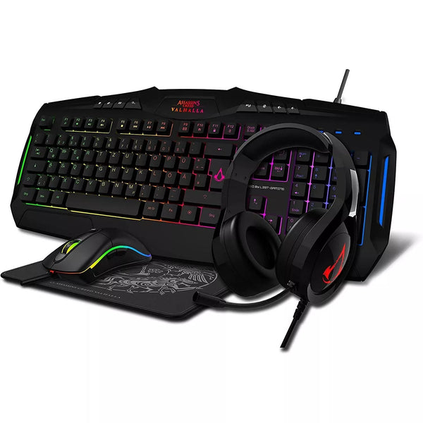 Tastatur Maus Headset Pad L33T Assassin's Creed Valhalla 4-In-1 battlepack