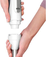 Braun MQ 7005B WH Stabmixer weiß/silber- Pürierstab