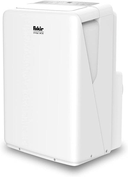 Fakir prestige AC 90 – Mobiles Klimagerät I Luftkühler mit 3 Windmodi + Automatik-Funktion, Timer & Fernbedienung I Raumlüfter geeignet für Räume bis 85 m³ I Weiß I 2600 Watt