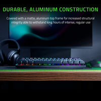 Razer Huntsman Mini (Purple Switch) - Kompakte 60% Gaming Tastatur mit opto-mechanischen Schaltern (PBT-Tastenkappen, abnehmbares USB-C Kabel) QWERTZ DE-Layout | Schwarz