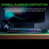Razer Huntsman Mini (Purple Switch) - Kompakte 60% Gaming Tastatur mit opto-mechanischen Schaltern (PBT-Tastenkappen, abnehmbares USB-C Kabel) QWERTZ DE-Layout | Schwarz