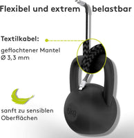 Goobay 49303 USB-C Kabel 10 Gbps – Extra Robustes Premium Textilkabel mit Metallsteckern - 2m