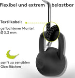 Goobay 49303 USB-C Kabel 10 Gbps – Extra Robustes Premium Textilkabel mit Metallsteckern - 2m