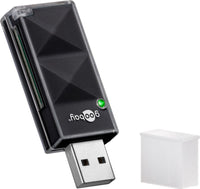Goobay Kartenlesegerät USB 2.0 - zum Lesen von Micro SD und SD Speicherkartenformaten