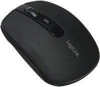 LogiLink ID0078A Optische Bluetooth Maus, 1000/1600 DPI schwarz