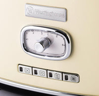 Westlinghouse Zwei-Schlitztoaster Retro WKTT857BK/WH ausgepackt