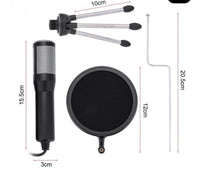 Profi Kondensator Mikrophone mit 3Bein Stativ USB