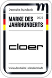 Cloer 1629 Waffeleisen für klassische Herzwaffeln, 930 W, Waffelgröße 15,5 cm, stufenlos wählbarer Bräunungsgrad, schwarz