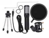 Profi Kondensator Mikrophone mit 3Bein Stativ USB