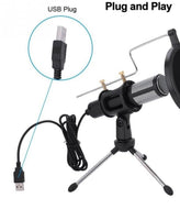 Profi Kondensator Mikrophone mit 3Bein Stativ USB