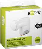 Twin Quad Octo LNB Goobay Universal LNB  Sat LNB 40 mm gold
