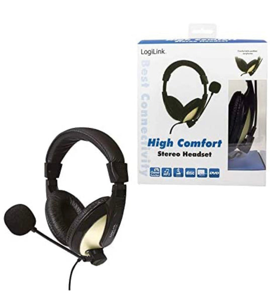 Headset LOGILINK HS0011A, 3,5 mm Klinkenstecker