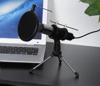 Profi Kondensator Mikrophone mit 3Bein Stativ USB