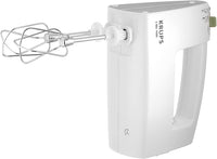 KRUPS 3 MIX 7000 Handmixer F60814 | 500W | ergonomischer Griff des Mixers, stufenloser Geschwindigkeitsregler | Turbo- & Auswurftaste | Schneebesen & Knethacken aus Edelstahl | Weiß