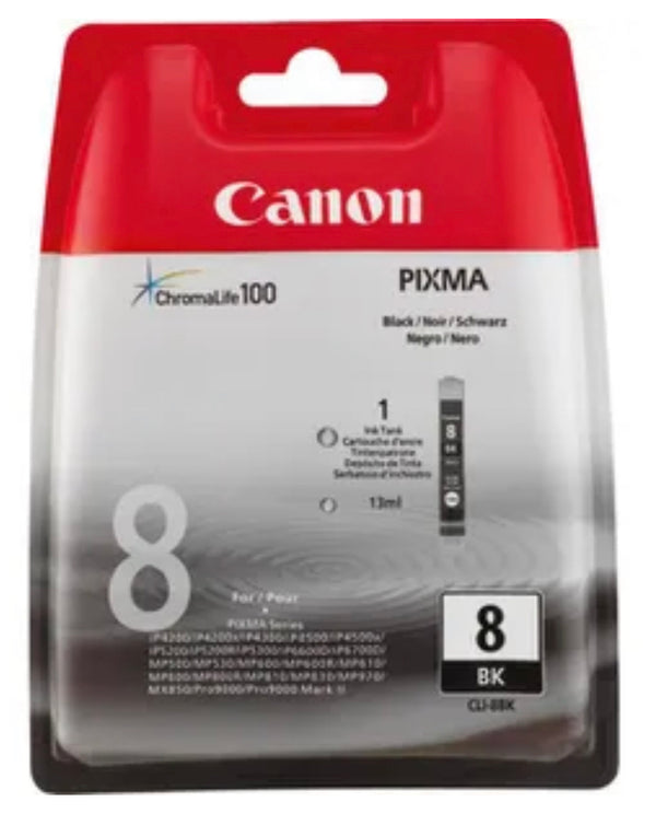 Canon 8 BK CLI-8BK – Druckerpatrone