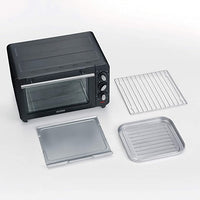 SEVERIN Back- und Toastofen, Mini Heißluftofen mit 14 L , 1.200 W, schwarz, TO 2064